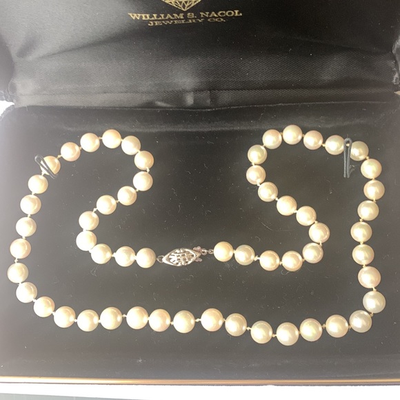 William S Nacol  Jewelry  Freshwater Pearl Necklace  Poshmark